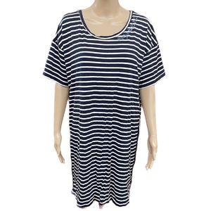 Junk Food Party striped T-shirt dress size 1X